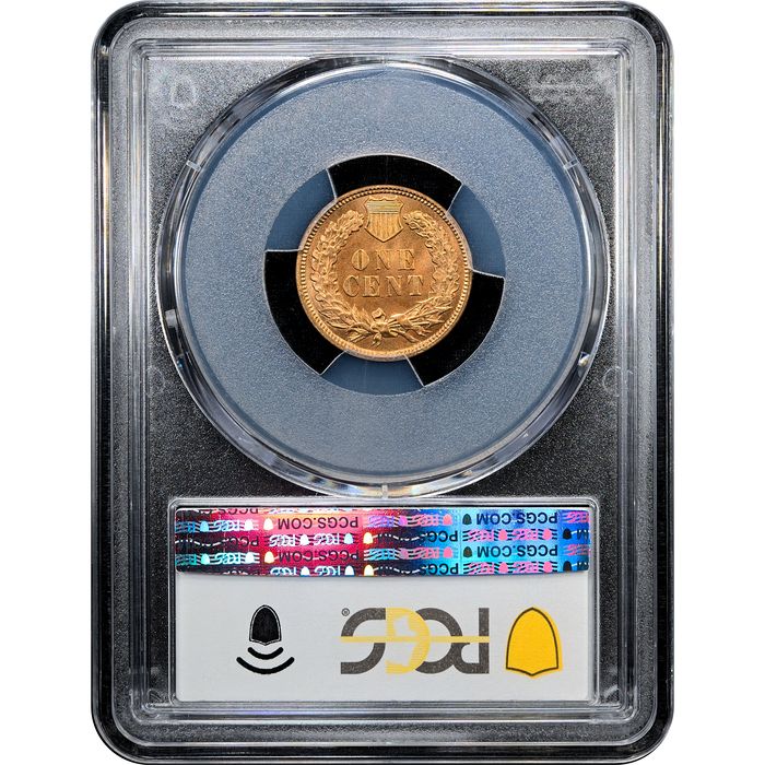 1909 Indian Cent (1c) Laidacker Collection Reverse Slab Image