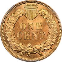 1909 Indian Cent (1c) Laidacker Collection Reverse Image