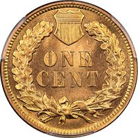 1909 Indian Cent (1c) Laidacker Collection Reverse Image