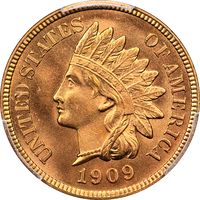 1909 Indian Cent (1c) Laidacker Collection Obverse Image