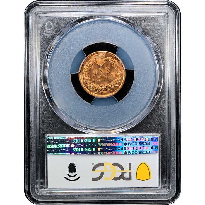 1909 Indian Cent (1c) Laidacker Collection Reverse Slab Image