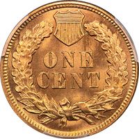 1909 Indian Cent (1c) Laidacker Collection Reverse Image
