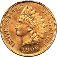 1909 Indian Cent (1c) Laidacker Collection Obverse Image