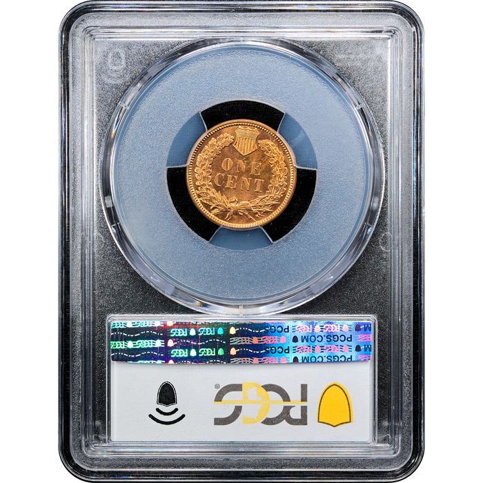 1909 Indian Cent (1c) Laidacker Collection Reverse Slab Image
