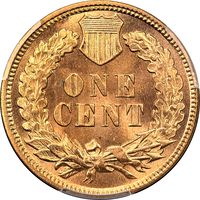 1909 Indian Cent (1c) Laidacker Collection Reverse Image