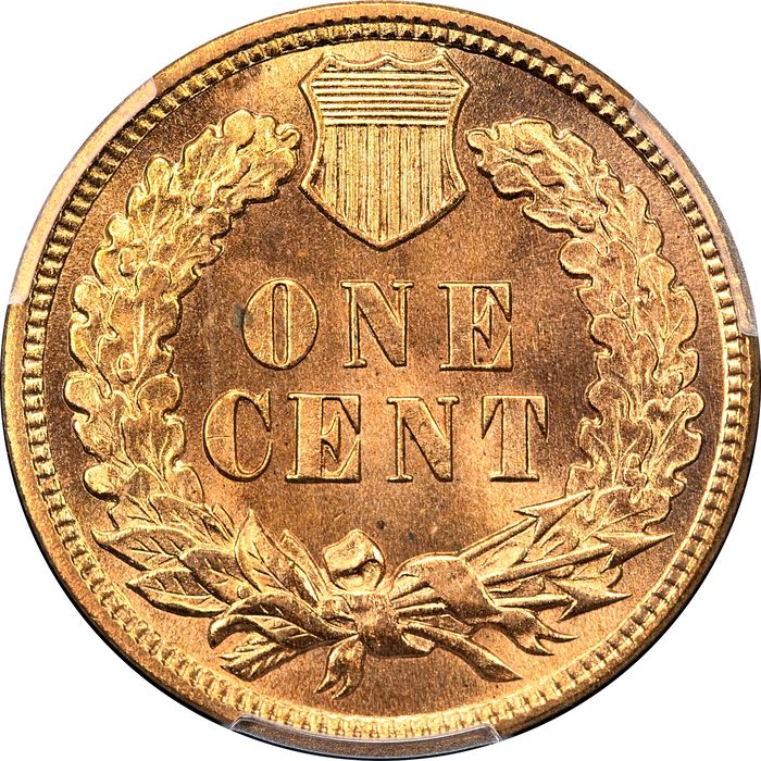 1909 Indian Cent (1c) Laidacker Collection Reverse Image