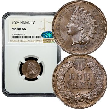 1909 Indian Cent (1c) Composite Image