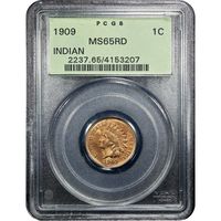 1909 Indian Cent (1c) OGH Obverse Image