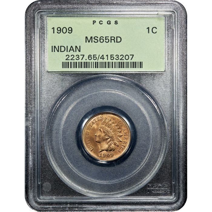 1909 Indian Cent (1c) OGH Obverse Image