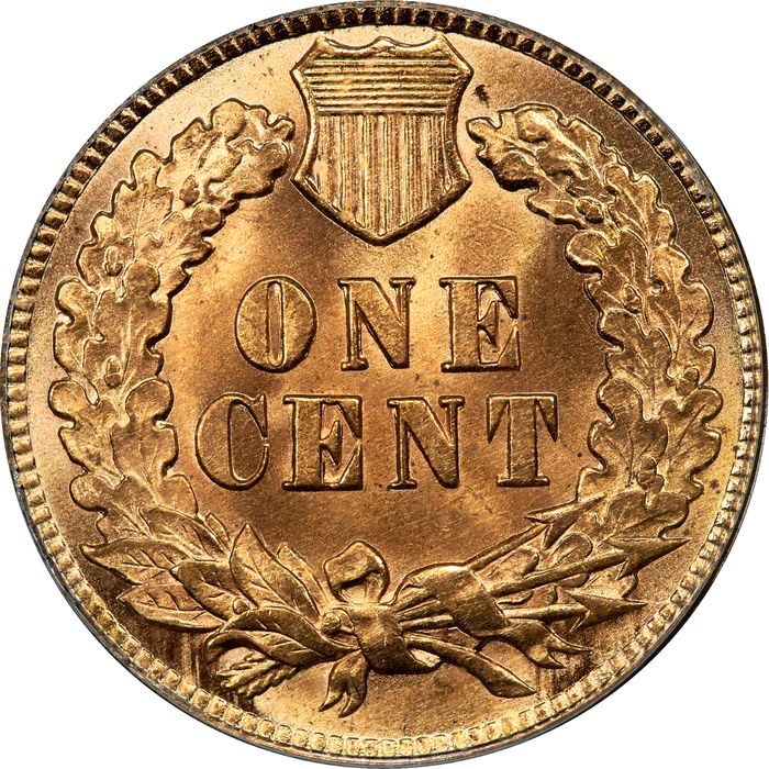 1909 Indian Cent (1c) OGH Photo 4