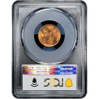 1909 Lincoln Cent (1c) Laidacker Collection Reverse Slab Image
