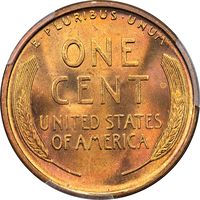 1909 Lincoln Cent (1c) Laidacker Collection Reverse Image