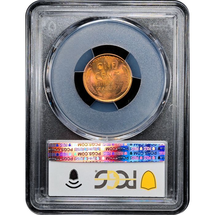 1909 Lincoln Cent (1c) Laidacker Collection Reverse Slab Image
