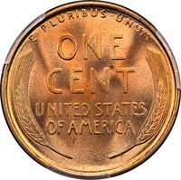 1909 Lincoln Cent (1c) Laidacker Collection Reverse Image