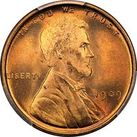 1909 Lincoln Cent (1c) Laidacker Collection Obverse Image