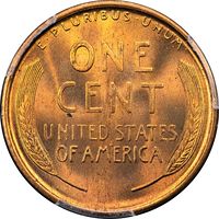 1909 Lincoln Cent (1c) Laidacker Collection Reverse Image