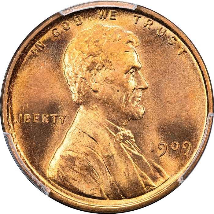 1909 Lincoln Cent (1c) Laidacker Collection Obverse Image