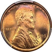 1909 Lincoln Cent (1c) Laidacker Collection Obverse Image