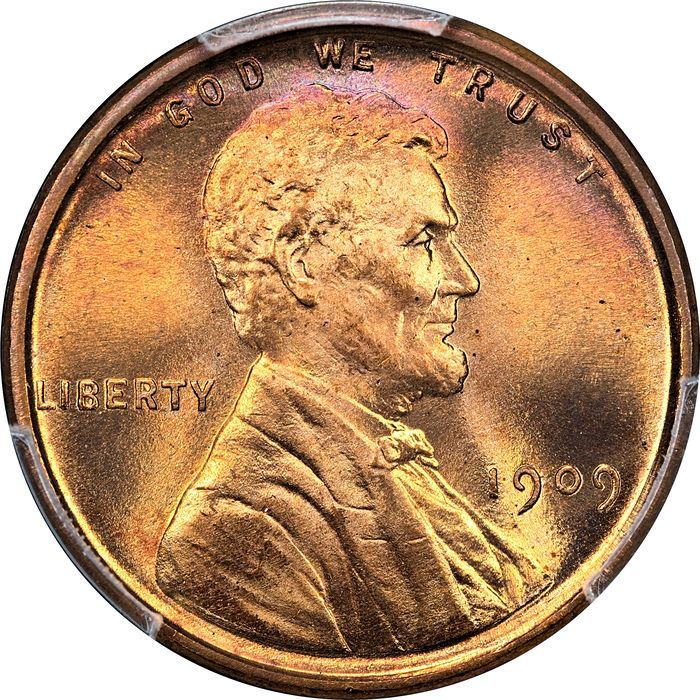 1909 Lincoln Cent (1c) Laidacker Collection Obverse Image