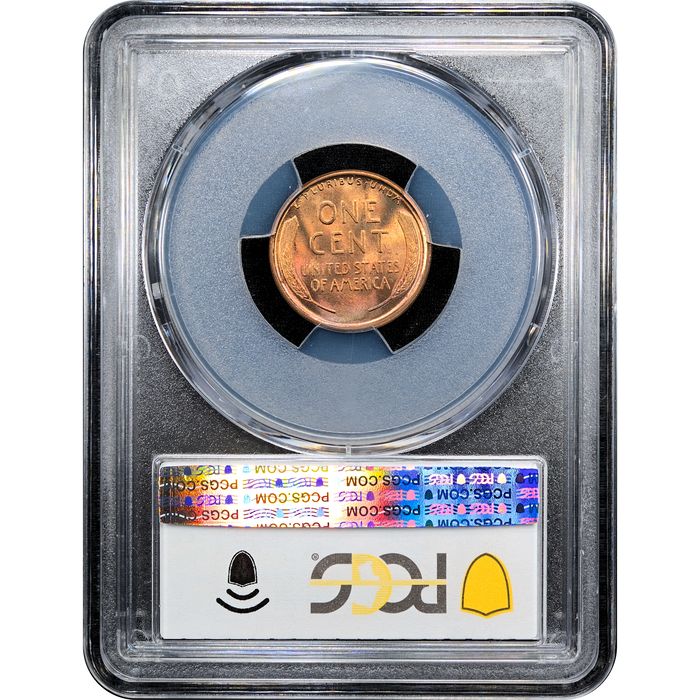 1909 Lincoln Cent (1c) Laidacker Collection Reverse Slab Image