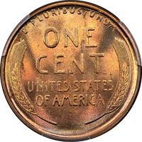 1909 Lincoln Cent (1c) Laidacker Collection Reverse Image