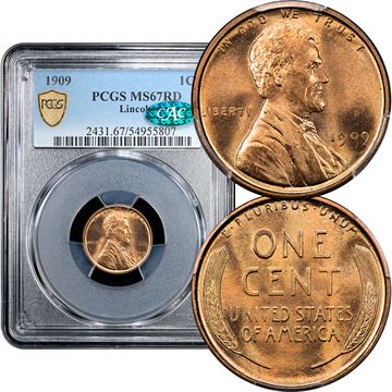 1909 Lincoln Cent (1c) Laidacker Collection Composite Image