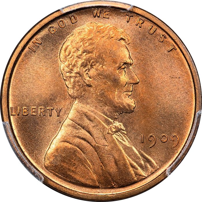 1909 Lincoln Cent (1c) Laidacker Collection Obverse Image