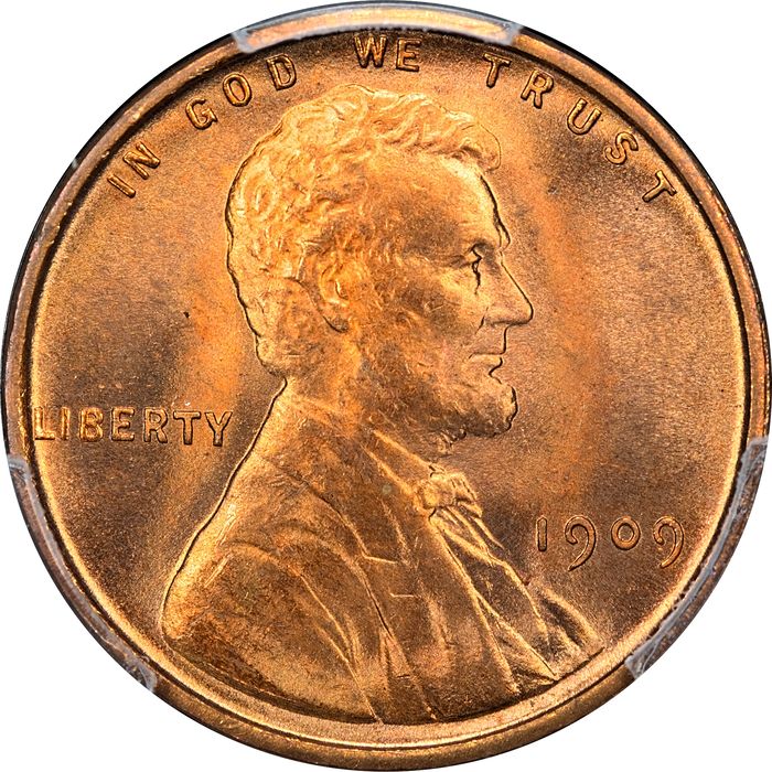 1909 Lincoln Cent (1c) Laidacker Collection Obverse Image