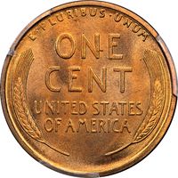 1909 Lincoln Cent (1c) Laidacker Collection Reverse Image