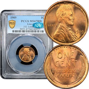 1909 Lincoln Cent (1c) Laidacker Collection Composite Image