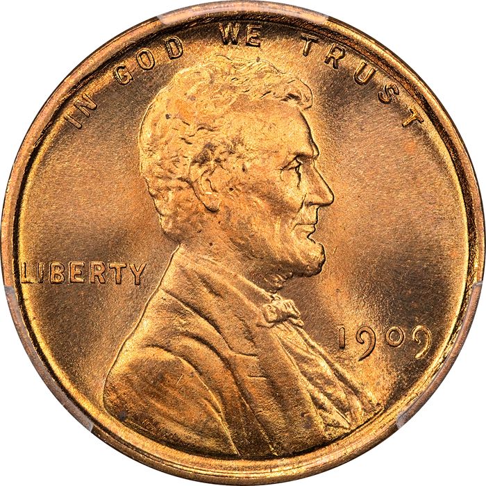 1909 Lincoln Cent (1c) Laidacker Collection Obverse Image