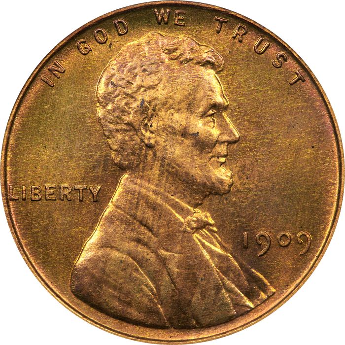 1909 Lincoln Cent (1c) OGH Obverse Image