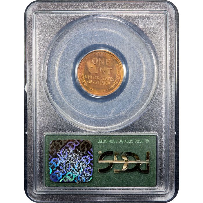 1909 Lincoln Cent (1c) OGH Reverse Slab Image