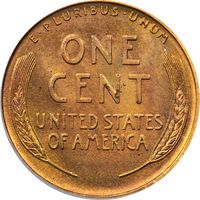 1909 Lincoln Cent (1c) OGH Reverse Image
