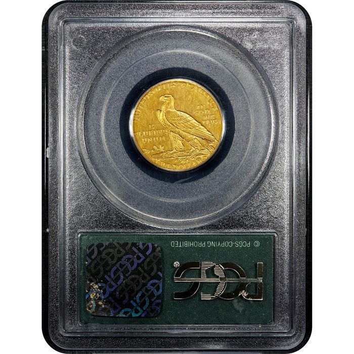 1909-O Indian Gold Half Eagle ($5) OGH Reverse Image