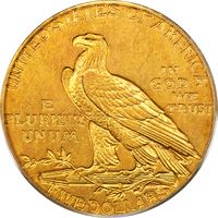 1909-O Indian Gold Half Eagle ($5) OGH Photo 4