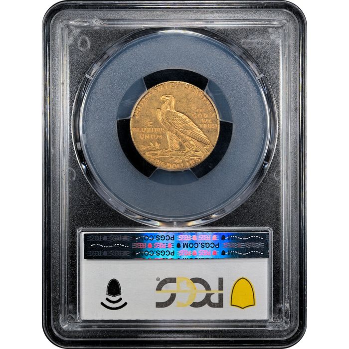 1909-O Indian Gold Half Eagle ($5) Reverse Slab Image