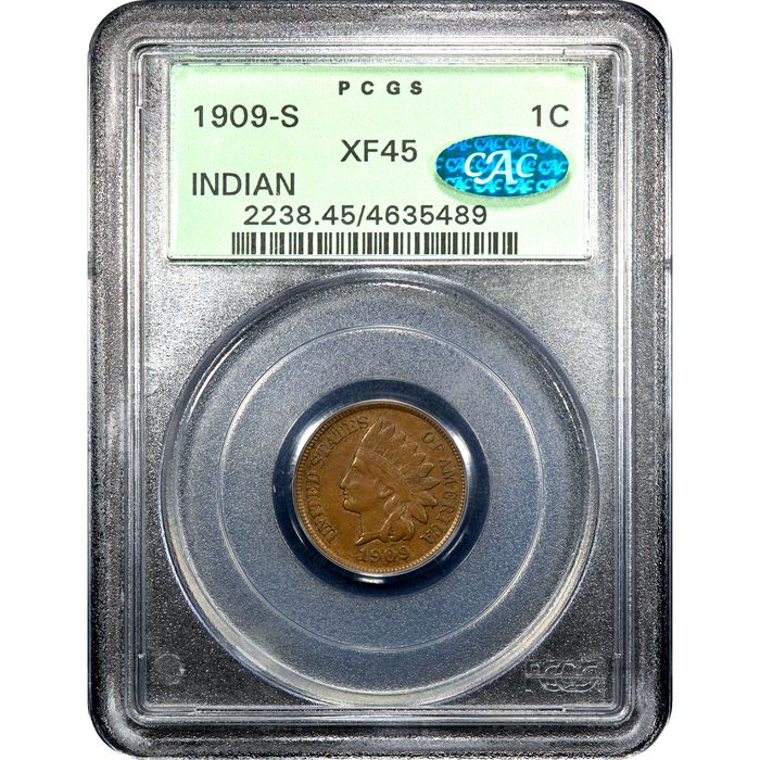 1909-S Indian Cent OGH Obverse Image