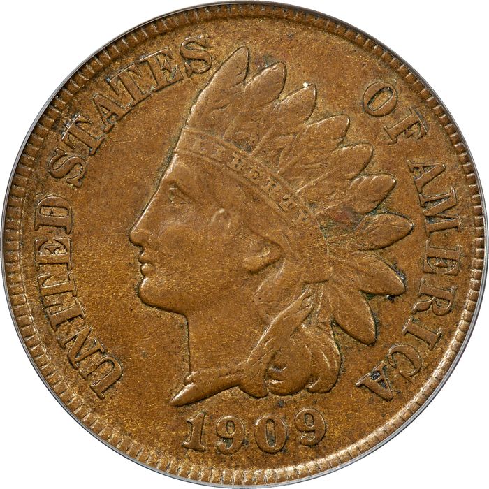 1909-S Indian Cent OGH Photo 3