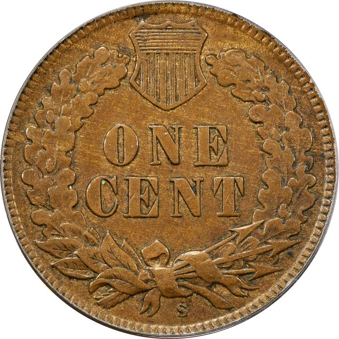 1909-S Indian Cent OGH Photo 4