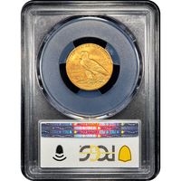 1909-S Indian Gold Half Eagle ($5) Reverse Slab Image