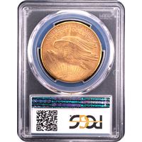 1909-S Saint-Gaudens Gold Double Eagle ($20) Reverse Slab Image