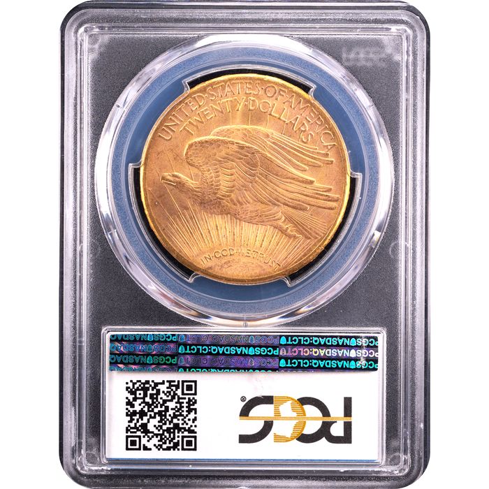 1909-S Saint-Gaudens Gold Double Eagle ($20) Reverse Slab Image