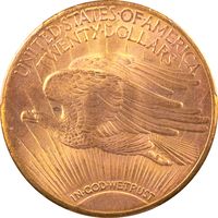 1909-S Saint-Gaudens Gold Double Eagle ($20) Reverse Image