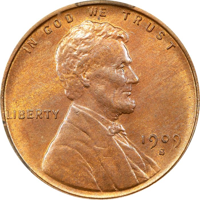 1909-S VDB Lincoln Cent (1c) Obverse Image