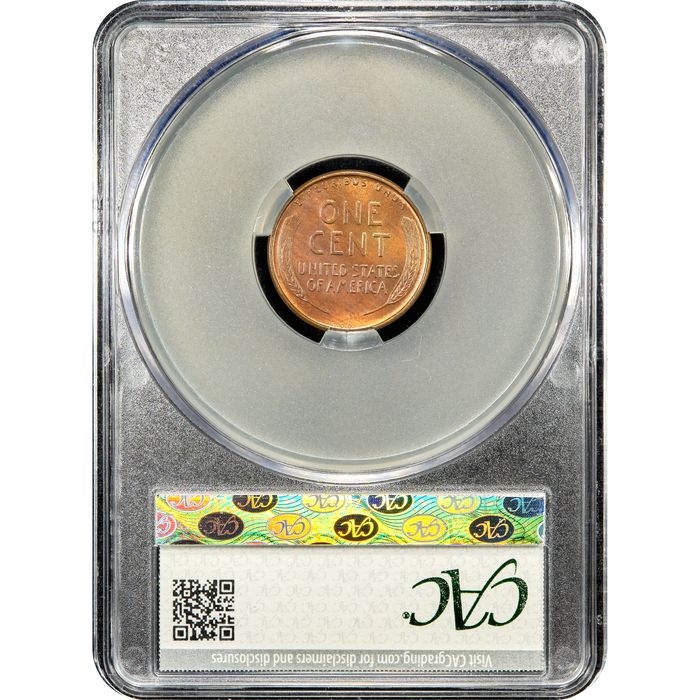 1909-S VDB Lincoln Cent (1c) Reverse Slab Image