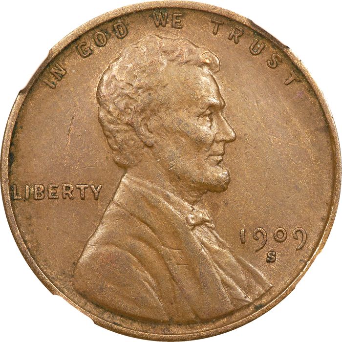 1909-S VDB Lincoln Cent (1c) Photo 3