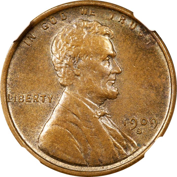 1909-S VDB Lincoln Cent (1c) Obverse Image