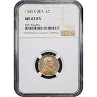 1909-S VDB Lincoln Cent (1c) Obverse Image