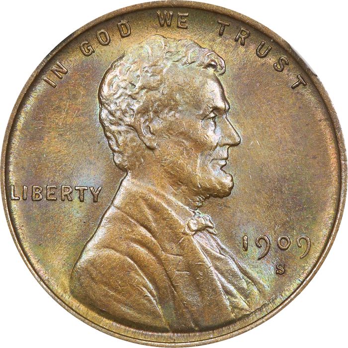 1909-S VDB Lincoln Cent (1c) Photo 3